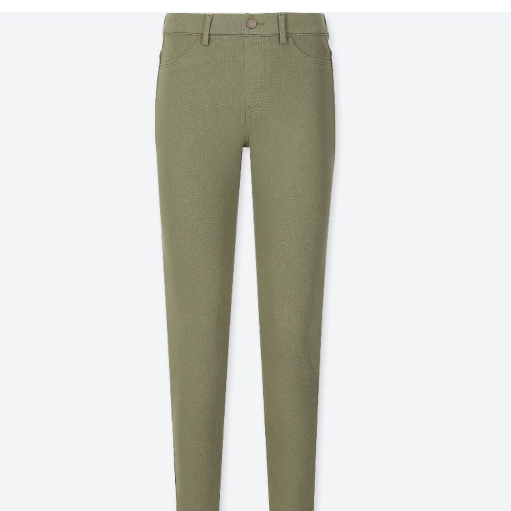 Olive Uniqlo Leggings Pants
